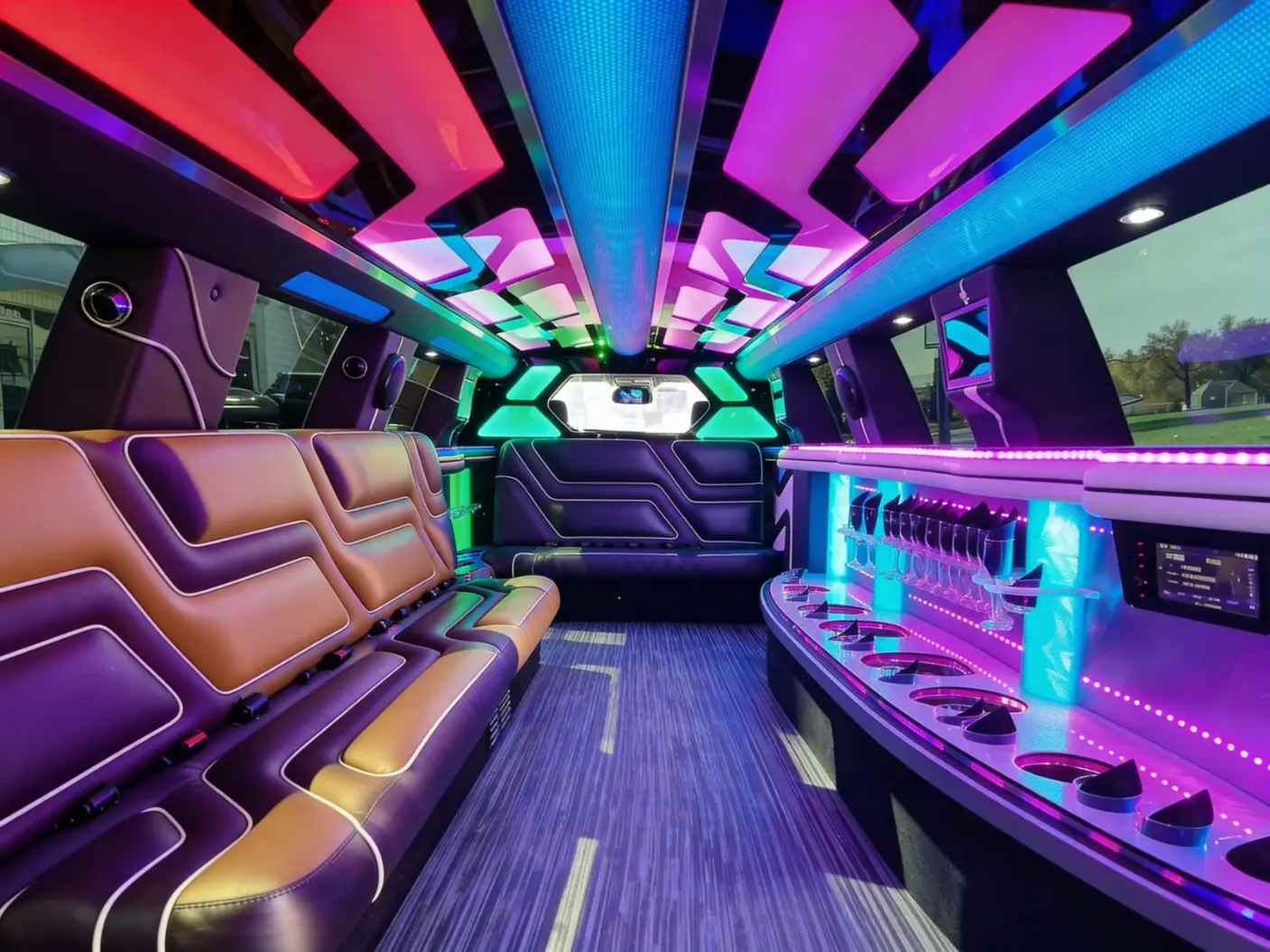 limousine inside